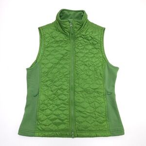 L.L. Bean Green Quilted Hybrid Vest